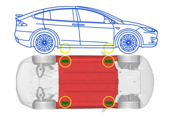 E4G KL321 Kwik Lift® Universal Rubber Pad Set (4) - Image 5